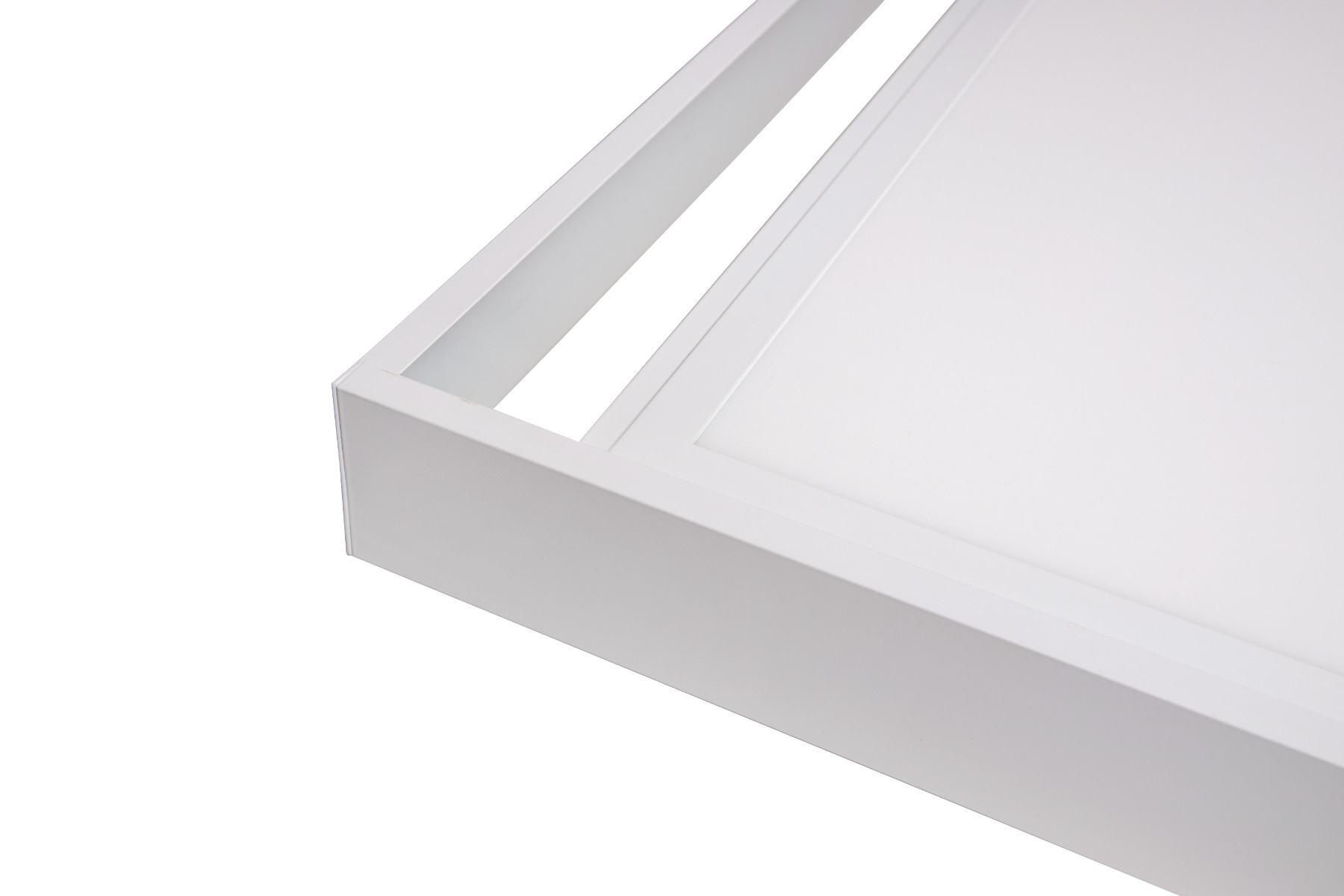 LED Panel Surface Mounting Kit 60x120cm 5cm White Aluminium