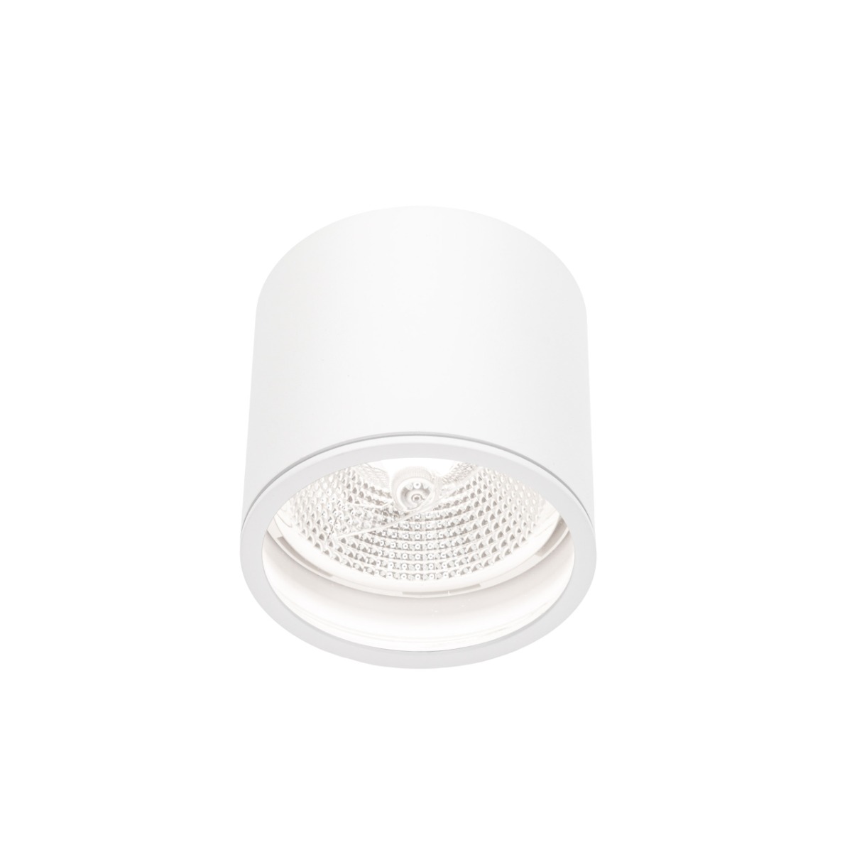 LED Spot AR111 GU10 Surfaced-Mounted White Round 120x115mm IP65