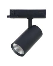 3-Circuit LED Track Spotlight 30W | CCT 3000K-4000K-6000K | CRI90 | 24° | Ø80 mm | Black