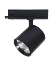 3-Circuit LED Track Spotlight 30W | CCT 3000K-4000K-6000K | CRI90 | 24° | Ø97 mm | Black