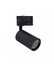 3-Phase Track Spotlight GU10 Black – 57×101×169 mm