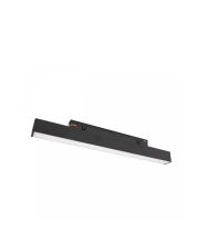 Elongated LED track luminaire 8W CCT 48V 304 mm Black
