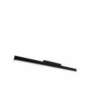 Elongated LED track luminaire 18W CCT 48V 602 mm dimmable Black