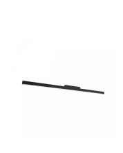 Elongated LED track luminaire 22W CCT 48V 902 mm dimmable Black