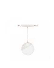 LED globe pendant lamp for track 5W CCT 48V Ø100 mm dimmable White