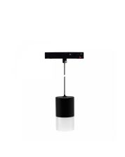 LED pendant lamp for track 7W K4000 48V Ø55 mm Black