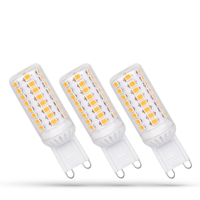 LED Capsule Bulb G9 4.9W K3000 540 lm – Dimmable – Pack of 3
