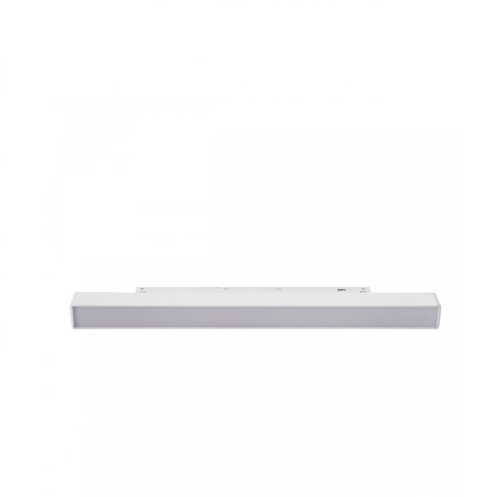 Elongated LED track luminaire 15W K2700 48V 300 mm White