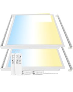 LED Panel 62x62 cm | 40W | CCT Dimmable | 3000K-6000K | CRI90 | Smart WiFi