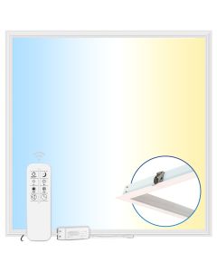 LED Panel 62x62 cm | 40W | CCT Dimmable | 3000K-6000K | CRI90 | Smart WiFi