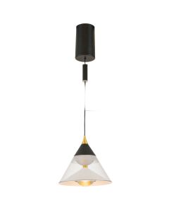 LED Pendant Light Ø15 cm with Hand Motion Sensor | 29W | 5100 Lumens | CRI90 | Black