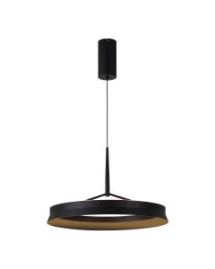 LED Pendant Light Ring Ø50 cm | 50W | 5500 Lumens | CRI90 | CCT 2700K-4000K | Black