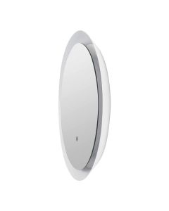 Round LED Mirror with Lighting Ø60 cm | 20W | 2000 Lumens | CRI90 | CCT 2700K-4000K | White