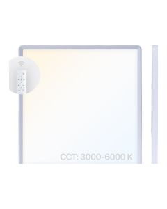 LED Surface Panel 50x50 cm | 40W | CCT Dimmable | 3000K-6000K | CRI90 | Remote Control