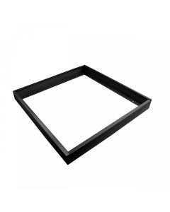 Surface-mounted frame LED Panel 60x60 cm Black