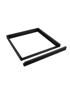 Surface-mounted frame LED Panel 60x60 cm Black