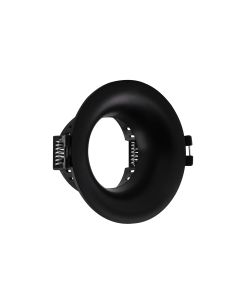 Recessed spot GU10 – round – black – IP20 – Ø86×41 mm – without bulb