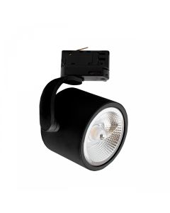 3-Phase Track Spotlight GU10 Black – 120×160 mm