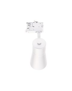 3-Phase Track Spotlight GU10 White – 80×140×180 mm