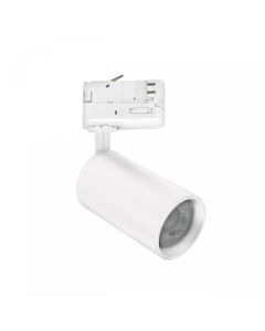 3-Phase Track Spotlight GU10 White – 57×101×169 mm