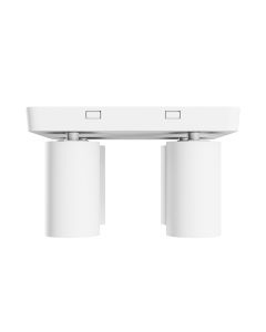 Surface-mounted spot GU10 4 heads – square – white – IP20 – 220×220×134 mm – without bulb