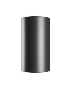Surface-mounted spot GU10 – round – black/gold – IP20 – 55×100 mm – without bulb