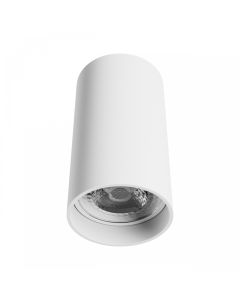 Surface-mounted spot GU10 – round – white – IP20 – 55×100 mm – without bulb