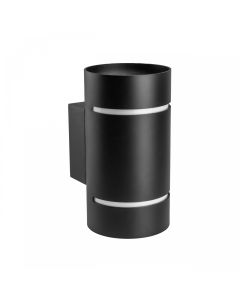 Wall light G9 – round – black – IP20 – 80×150 mm – without bulb