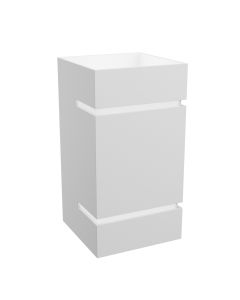 Wall light G9 – square – white – IP20 – 80×150 mm – without bulb