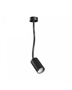 GU10 wall spotlight with flexible arm 410 mm – IP20 – black