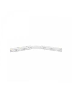Flexible electric rail coupling 48V White