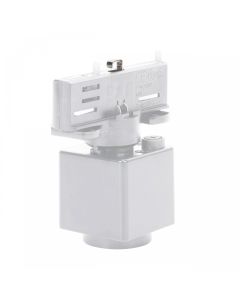 3-Phase Slim Rail Adapter with Connection White