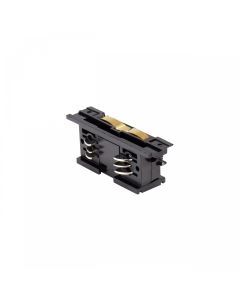3-Phase Rail Connector Straight Black
