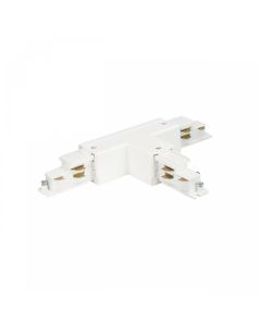 3-Phase Rail Connector T/T2 Adjustable Left White – DALI