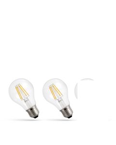 LED E27 A60 filament bulb 3-pack 7W K2700 770lm