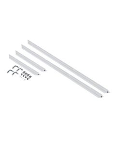 Recessed Frame LED Panel 34x124 cm White