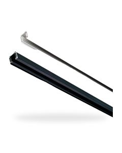 3-phase Track for LED Spotlight 1.5m White-Black