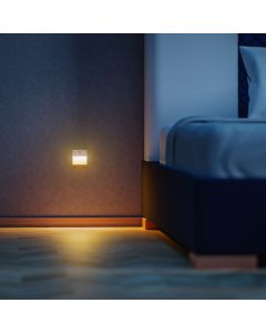 LED Night Light Lumina Pop RGBW with Motion Sensor USB-C – White – Pack of 2