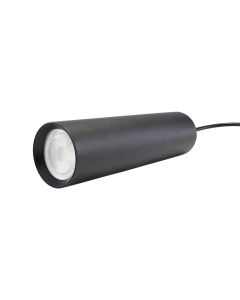Pendant Light GU10 for 3-Phase Track Ø55 mm with 1 m Cable – Black