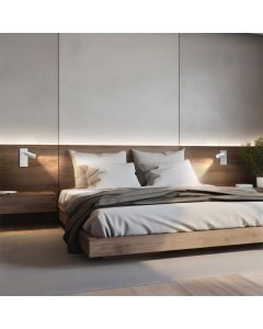 Wall Light with Switch for MR11 LED Lamp – Slim – White