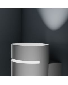 Wall light G9 – round – white – IP20 – 80×150 mm – without bulb