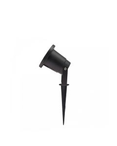 LED garden spotlight GU10 Black IP65 with ground spike