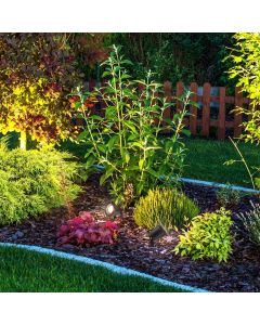 Garden Spotlight with Ground Spike GU10 – Aluminium – Black – IP65 – Tiltable – 98 x 185 mm