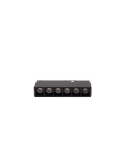 LED grid luminaire for track 6W K2700 48V 110 mm Black