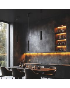 LED pendant light 11W 2700K Ø48 mm IP20 – warm white – black