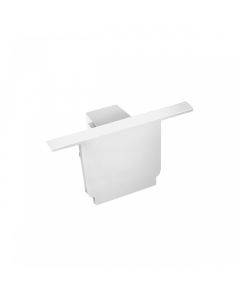 3-Phase Rail End Cap White