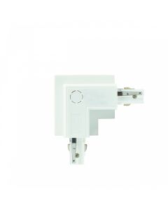 3-Phase Track Connector Right White