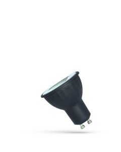 LED GU10 spotlight 6W K4000 daylight 480lm 38° black