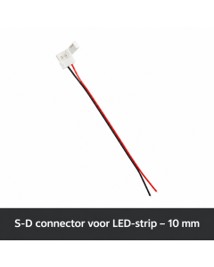 S-D connector for LED strip – 10 mm