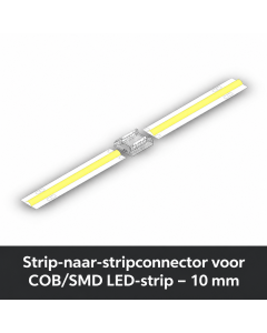 Strip-to-strip connector for COB/SMD LED strip – 10 mm